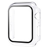 Hoesje geschikt voor Apple Watch 40MM - Hardcase - Screenprotector - Kunststof - Transparant