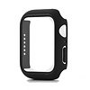 Hoesje geschikt voor Apple Watch 42MM - Hardcase - Screenprotector - Kunststof - Zwart