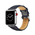 Bandje geschikt voor Apple Watch 38/40MM - Maat L - Horlogebandje - Polsband - Kunstleer - Blauw