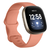 Bandje geschikt voor Fitbit Versa 3 - Maat L - Polsband - Horlogebandje - Siliconen - Koraalroze