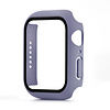 Hoesje geschikt voor Apple Watch 40MM - Hardcase - Screenprotector - Kunststof - Donkerpaars