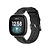 Bandje geschikt voor Fitbit Versa 3 - Maat L - Horlogebandje - Polsband - Kunstleer - Zwart