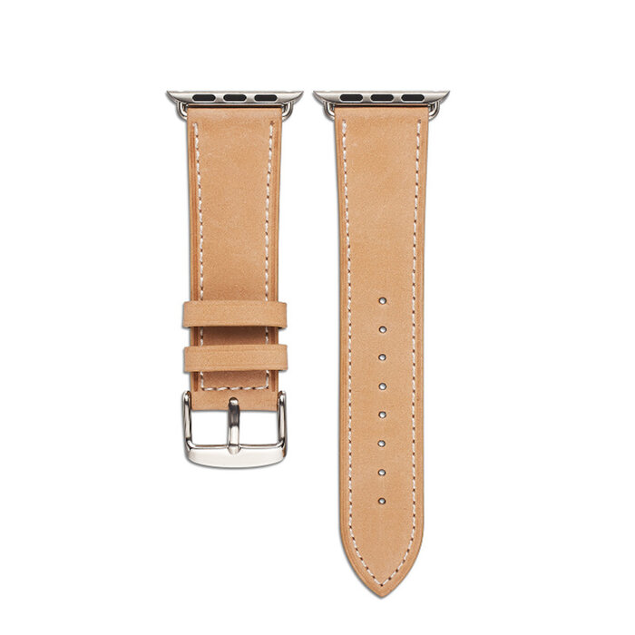 JVS Products Bandje geschikt voor Apple Watch 42/44MM - Maat L - Horlogebandje - Polsband - Kunstleer - Rood