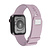 Bandje geschikt voor Apple Watch 38/40MM - Maat L - Sportband - Polsband -  Dun - Horlogebandje - Siliconen - Solide kleur - Paars