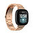 Bandje geschikt voor Apple Watch 38/40MM - Maat One Size - Metalen band - Polsband - Vouw Sluiting - Metaal - Rose Goud