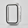 Hoesje geschikt voor Apple Watch 40MM - Hardcase - Screenprotector - Kunststof - Zilver