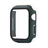 Hoesje geschikt voor Apple Watch 38MM - Hardcase - Screenprotector - Kunststof - Donkergroen