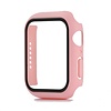 Hoesje geschikt voor Apple Watch 38MM - Hardcase - Screenprotector - Kunststof - Roze