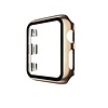 Hoesje geschikt voor Apple Watch 42MM - Bumper hoesje - Screenprotector - TPU - Goud