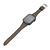 Bandje geschikt voor Apple Watch 38/40MM - Maat L - Sportband - Horlogebandje - Polsband - Kunstleer - Bruin