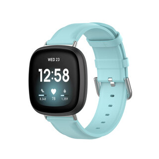 JVS Products Bandje geschikt voor Apple Watch 42/44MM - Maat L - Horlogebandje - Polsband - Kunstleer - Blauw