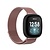 Bandje geschikt voor Apple Watch 42/44MM - Maat One Size - Milanees - Smartwatch - Stainless Steel Mesh - Metaal - Roze