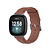 Bandje geschikt voor Fitbit Versa 3 - Maat L - Horlogebandje - Polsband - Kunstleer - Bruin