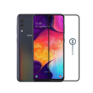 JVS Products Screenprotector geschikt voor Samsung Galaxy A50 - Premium - Volledig bedekt - Edge to edge - Tempered Glass - Beschermglas - Glas - Transparant