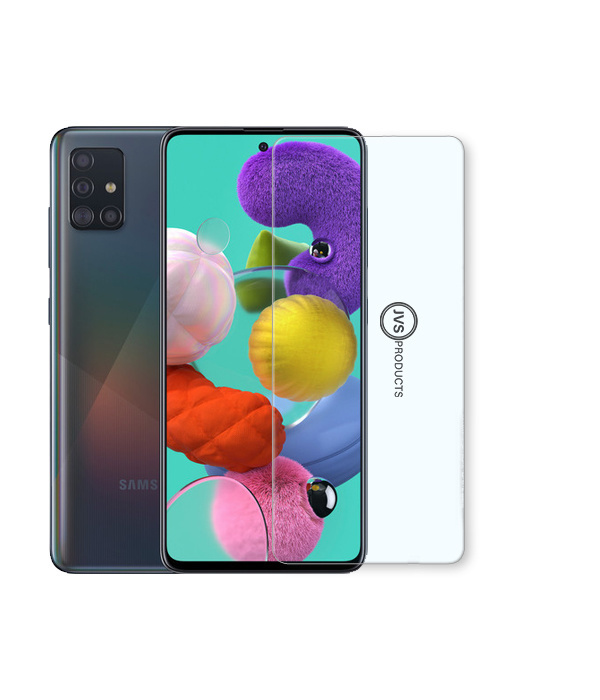 JVS Products Samsung Galaxy A51 Transparant Hoesje + GRATIS Screenprotector - Transparant - Extra Dun - Samsung Galaxy A51 - Hoes - Cover - Case - Screenprotector kit