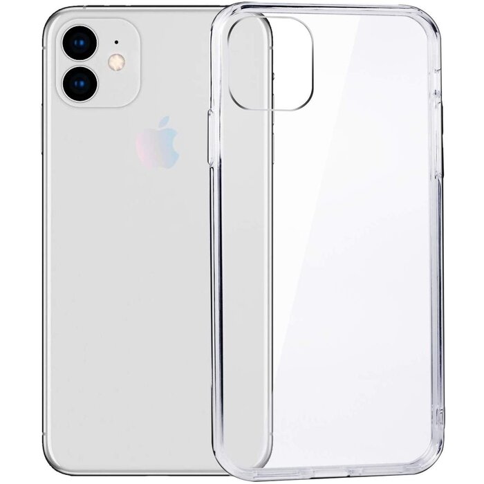 JVS Products iPhone 11 Transparant Hoesje + GRATIS Screenprotector - Transparant - Extra Dun - Apple iPhone 11 - Hoes - Cover - Case - Screenprotector kit