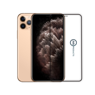 JVS Products Screenprotector geschikt voor iPhone 11 Pro Max - Premium - Volledig bedekt - Edge to edge - Tempered Glass - Beschermglas - Glas - Transparant