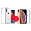 iPhone XS Max Transparant Hoesje + GRATIS Screenprotector - Transparant - Extra Dun - Apple iPhone XS Max - Hoes - Cover - Case - Screenprotector kit