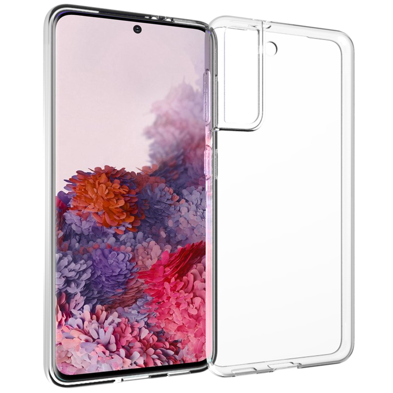 JVS Products Samsung Galaxy S21 Transparant Hoesje + GRATIS Screenprotector - Transparant - Extra Dun - Samsung Galaxy S21 - Hoes - Cover - Case - Screenprotector kit