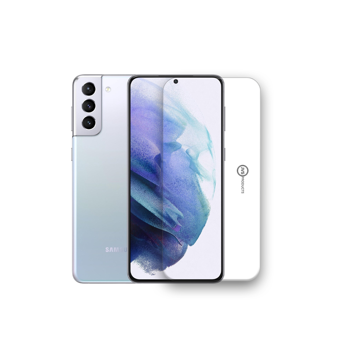 JVS Products Samsung Galaxy S21 Transparant Hoesje + GRATIS Screenprotector - Transparant - Extra Dun - Samsung Galaxy S21 - Hoes - Cover - Case - Screenprotector kit