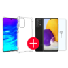 Samsung Galaxy A72 Anti-Shock Hoesje + GRATIS Screenprotector - Transparant - Extra - Dun - Samsung Galaxy A72 hoes - cover - case - Screenprotector kit