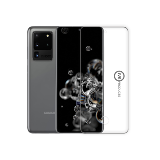 JVS Products Screenprotector geschikt voor Samsung Galaxy S20 Ultra - Premium - Volledig bedekt - Edge to edge - Tempered Glass - Beschermglas - Glas - Transparant