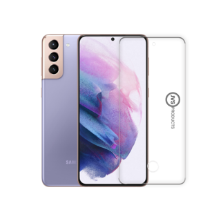 JVS Products Screenprotector geschikt voor Samsung Galaxy S21 - Premium - Volledig bedekt - Edge to edge - Tempered Glass - Beschermglas - Glas - Transparant