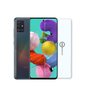 JVS Products Screenprotector geschikt voor Samsung Galaxy A51 - Tempered Glass - Beschermglas - Glas - Transparant
