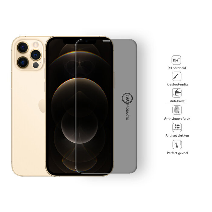 JVS Products Screenprotector geschikt voor iPhone 11 Pro Max - Privacy - Tempered Glass - Beschermglas - Glas - Privacy screenprotector
