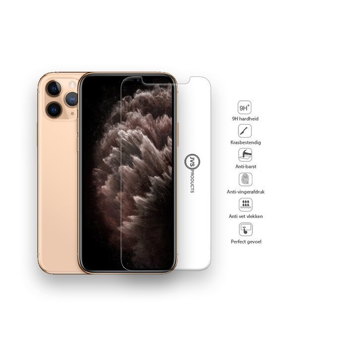 JVS Products Screenprotector geschikt voor iPhone 11 Pro Max - Tempered Glass - Beschermglas - Glas - Transparant