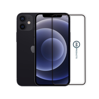 JVS Products Screenprotector geschikt voor iPhone 12 Mini - Premium - Volledig bedekt - Edge to edge - Tempered Glass - Beschermglas - Glas - Transparant