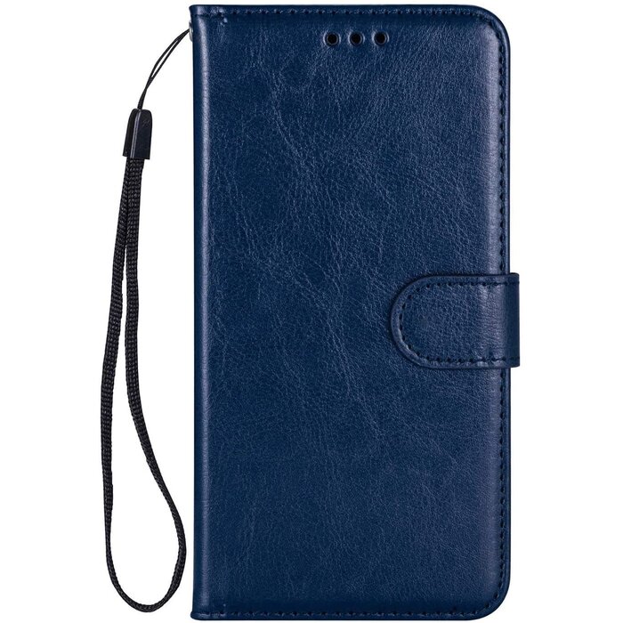 JVS Products iPhone 11 Pro Max Hoesje - Kunstleer - Portemonnee - Book Case - Wallet - Apple iPhone 11 Pro Max - Midnight Blue/Blauw + Gratis Screenprotector