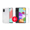 Samsung Galaxy A41 Transparant Hoesje + GRATIS Screenprotector - Transparant - Extra Dun - Samsung Galaxy A41 - Hoes - Cover - Case - Screenprotector kit