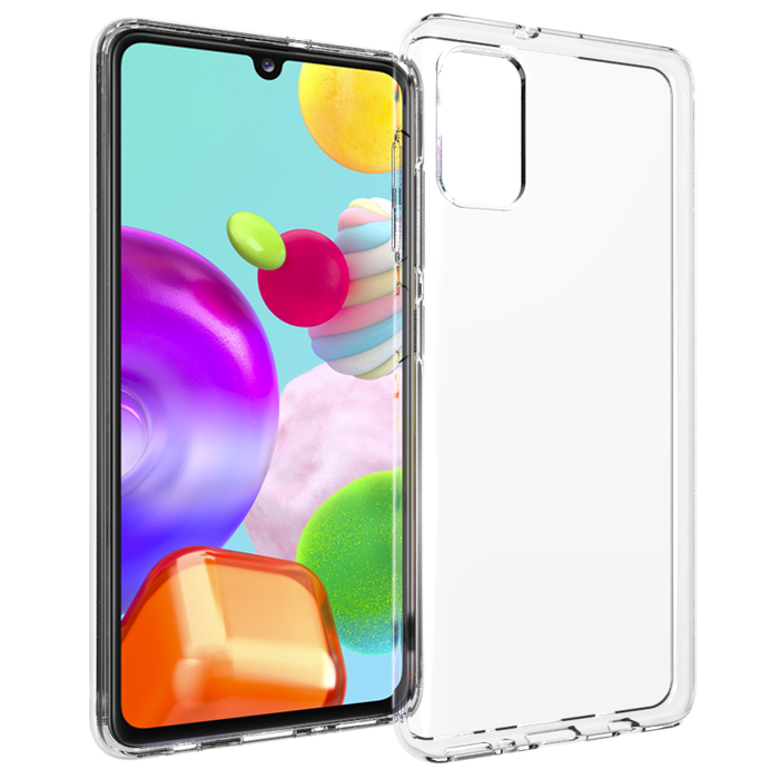 JVS Products Samsung Galaxy A41 Transparant Hoesje + GRATIS Screenprotector - Transparant - Extra Dun - Samsung Galaxy A41 - Hoes - Cover - Case - Screenprotector kit