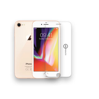 JVS Products Screenprotector geschikt voor iPhone 8 - Tempered Glass - Beschermglas - Glas - Transparant