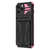 Samsung Galaxy A52S hoesje - Backcover - Rugged Armor - Kickstand - Extra valbescherming - TPU - Zwart/Roze