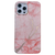 iPhone X hoesje - Backcover - Softcase - Marmer - TPU - Roze