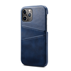 iPhone 13 hoesje - Backcover - Pasjeshouder - Portemonnee - Kunstleer - Donkerblauw