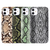 iPhone X hoesje - Backcover - Slangenprint - TPU - Donkergroen