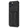 Samsung Galaxy A72 hoesje - Backcover - Rugged Armor - Kickstand - Extra valbescherming - TPU - Zwart