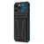 Samsung Galaxy A52S hoesje - Backcover - Rugged Armor - Kickstand - Extra valbescherming - TPU - Zwart/Blauw