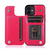 Samsung Galaxy A72 hoesje - Backcover - Pasjeshouder - Portemonnee - Kunstleer - Roze