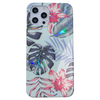 Samsung Galaxy S21 hoesje - Backcover - Softcase - Bloemenprint - Bloemen - TPU - Groen/Blauw