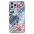 Samsung Galaxy S21 hoesje - Backcover - Softcase - Bloemenprint - Bloemen - TPU - Groen/Blauw