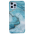 Samsung Galaxy A72 hoesje - Backcover - Softcase - Marmer - Marmerprint - TPU - Turquoise/Groen