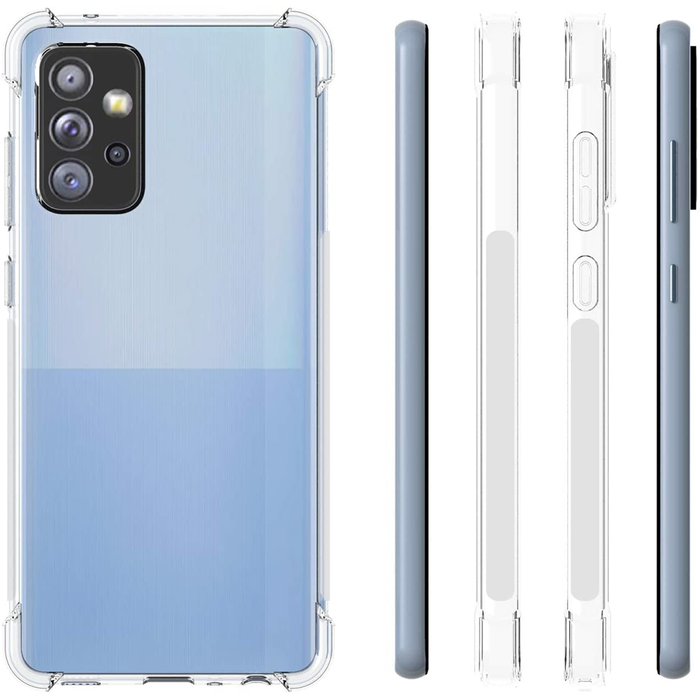 JVS Products Samsung Galaxy A34 5G hoesje - Backcover - Anti shock - Extra dun - Transparant