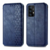 Samsung Galaxy A72 hoesje - Bookcase - Pasjeshouder - Portemonnee - Diamantpatroon - Kunstleer - Blauw