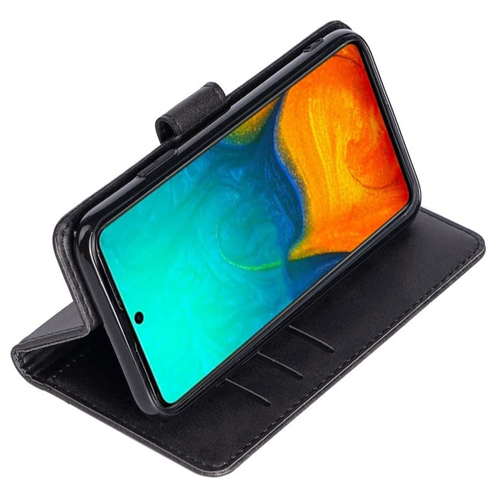 JVS Products iPhone SE 2020 hoesje - Bookcase - Pasjeshouder - Portemonnee - Kunstleer - Zwart