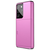 Samsung Galaxy S23 Ultra hoesje - Backcover - Hardcase - Pasjeshouder - Portemonnee - Shockproof - TPU - Roze