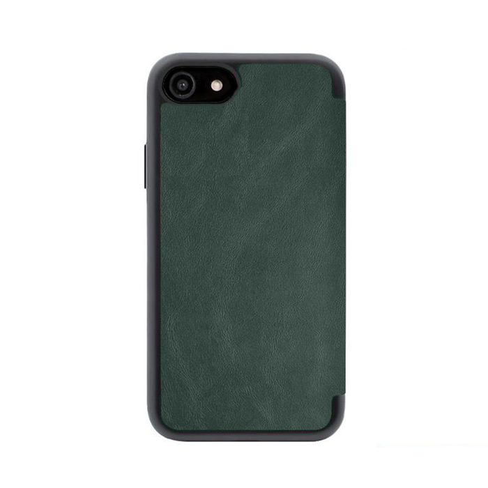 JVS Products iPhone 12 Pro hoesje - Bookcase - Kunstleer - Siliconen - Groen